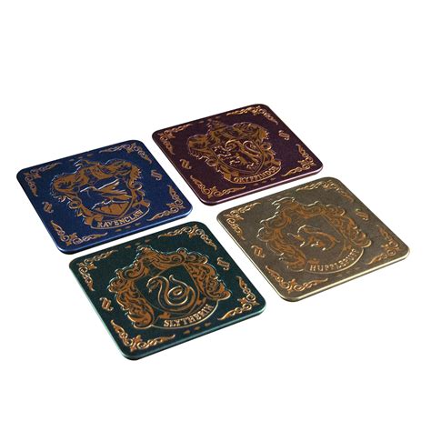 Paladone Harry Potter House Crest Drink Coasters, 